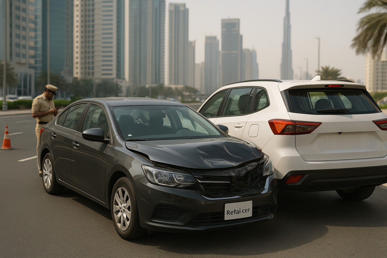 Step-by-step guide for car accidents in UAE rental cars